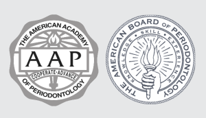 American Board of Periodontology certification badges
