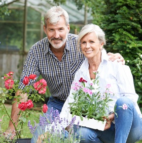 Older adults with dental implants